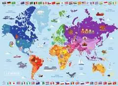 Puzzle 250 p - Carte du monde - Image 2 - Cliquer pour agrandir