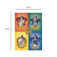 Puzzle N 500 p - Les quatre blasons de Poudlard / Harry Potter - Image 7 - Cliquer pour agrandir
