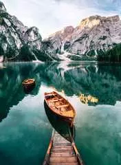 Puzzle N 500 p - Les barques du lac de Braies, Italie - Image 2 - Cliquer pour agrandir