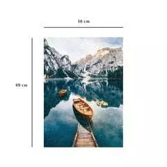 Puzzle N 500 p - Les barques du lac de Braies, Italie - Image 6 - Cliquer pour agrandir