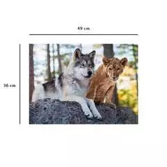 Puzzle N 500 p - Le loup et le lion - Image 6 - Cliquer pour agrandir
