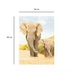 Puzzle N 500 p - Eléphants dans les steppes - Image 6 - Cliquer pour agrandir