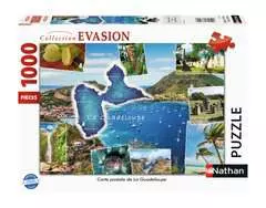 Puzzle N 1000 p - Carte postale de La Guadeloupe - Image 1 - Cliquer pour agrandir