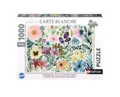 Nathan puzzle 1000 p - L’herbier des jolies fleurs aquarellées / Jennifer Lefèvre (Collection Carte Blanche) - Image 1 - Cliquer pour agrandir