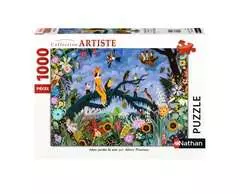 Puzzle N 1000 p - Mon jardin le soir / Alain Thomas - Image 1 - Cliquer pour agrandir