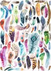 Nathan puzzle 1000 p - Aquarelles de plumes - Image 2 - Cliquer pour agrandir