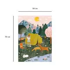 Nathan puzzle 1000 p - Let's go camping / Arual (Collection Carte blanche) - Image 5 - Cliquer pour agrandir