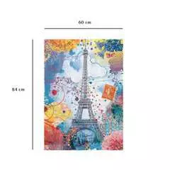 Puzzle N 1500 p - Tour Eiffel multicolore - Image 6 - Cliquer pour agrandir