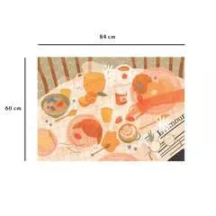 Nathan puzzle 1500 p - Le petit-déjeuner / Florence Sabatier (Collection Carte blanche) - Image 3 - Cliquer pour agrandir