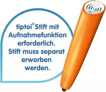 00002 tiptoi® Starter-Sets tiptoi® Stifthülle zum Wechseln (in Blau) für den tiptoi-Stift mit Aufnahmefunktion von Ravensburger 6