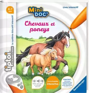 tiptoi® - Mini Doc  - Chevaux et poneys tiptoi®;Livres tiptoi® - Image 1 - Ravensburger