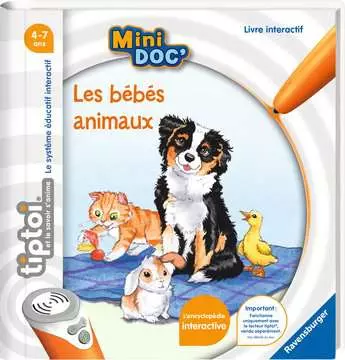 tiptoi® - Mini Doc  - Les bébés animaux tiptoi®;Livres tiptoi® - Image 1 - Ravensburger