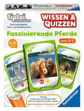 00079 tiptoi® Spiele tiptoi® Wissen & Quizzen: Faszinierende Pferde von Ravensburger 1