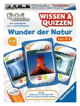00083 tiptoi® Spiele tiptoi® Wissen & Quizzen: Wunder der Natur von Ravensburger 1