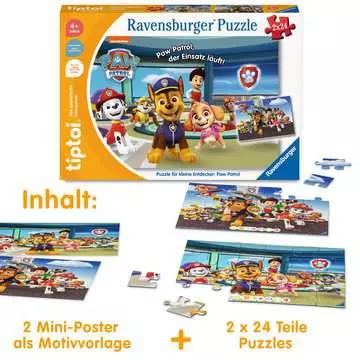 00135 Kinderpuzzle tiptoi® Puzzle für kleine Entdecker: Paw Patrol von Ravensburger 3