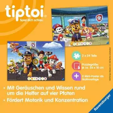 00135 Kinderpuzzle tiptoi® Puzzle für kleine Entdecker: Paw Patrol von Ravensburger 6