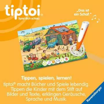 00136 Kinderpuzzle tiptoi® Puzzle für kleine Entdecker: Bauernhof von Ravensburger 7
