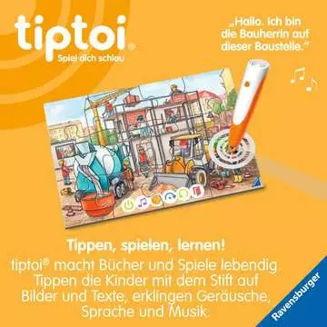 00137 Kinderpuzzle tiptoi® Puzzle für kleine Entdecker: Baustelle von Ravensburger 8