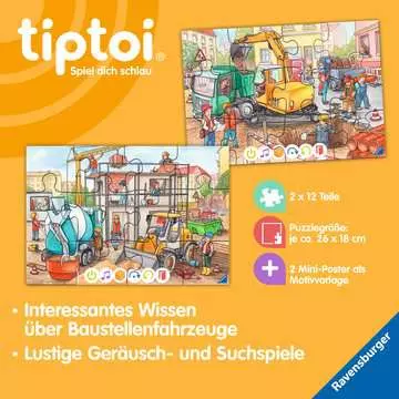 00137 Kinderpuzzle tiptoi® Puzzle für kleine Entdecker: Baustelle von Ravensburger 9
