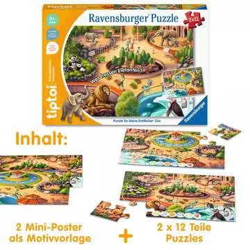 00138 Kinderpuzzle tiptoi® Puzzle für kleine Entdecker: Zoo von Ravensburger 4