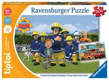 00139 Kinderpuzzle tiptoi® Puzzle für kleine Entdecker: Feuerwehrmann Sam von Ravensburger 1