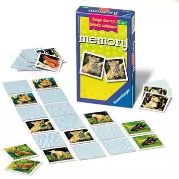 Mini jeu memory Bébés animaux Jeux;Mini Jeux - Image 2 - Ravensburger
