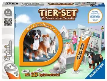 00747 tiptoi® Spielfiguren Tier-Set Zu Besuch bei der Tierärztin von Ravensburger 1
