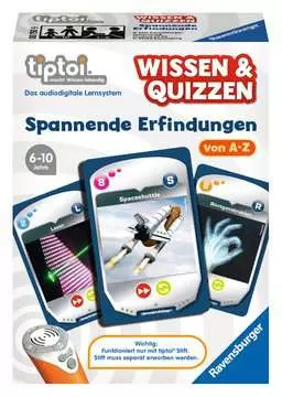 00750 tiptoi® Spiele Wissen & Quizzen: Spannende Erfindungen von Ravensburger 1