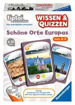 00751 tiptoi® Spiele Wissen & Quizzen: Schöne Orte Europas von Ravensburger 1