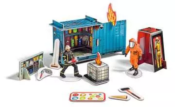 00774 tiptoi® Spielfiguren mini Spielwelt Feuerwehr: Gefahrguteinsatz von Ravensburger 3