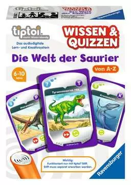 00842 tiptoi® Spiele Wissen und Quizzen: Die Welt der Saurier von Ravensburger 1
