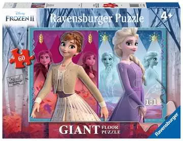 Puzzle, Frozen 2, Puzzle 60 Pezzi Giant, Età Consigliata 4+ Puzzle;Puzzle per Bambini - immagine 1 - Ravensburger