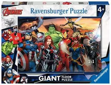Puzzle, Avengers, Puzzle 60 Pezzi Giant, Età Consigliata 4+ Puzzle;Puzzle per Bambini - immagine 1 - Ravensburger