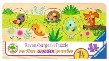 03122 Kinderpuzzle Tierkinder im Garten von Ravensburger 1