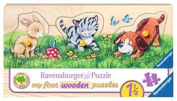 03203 Kinderpuzzle Niedliche Tierkinder von Ravensburger 1