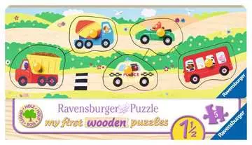 03236 Kinderpuzzle Allererste Fahrzeuge von Ravensburger 1