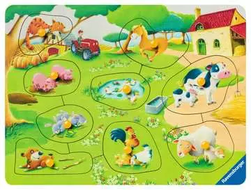 Malá farma 9 dílků 2D Puzzle;Dětské puzzle - obrázek 2 - Ravensburger