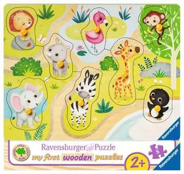 03687 Kinderpuzzle Unterwegs im Zoo von Ravensburger 1