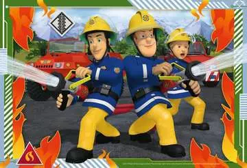Požárník Sam a jeho tým 2x12 dílků 2D Puzzle;Dětské puzzle - obrázek 2 - Ravensburger