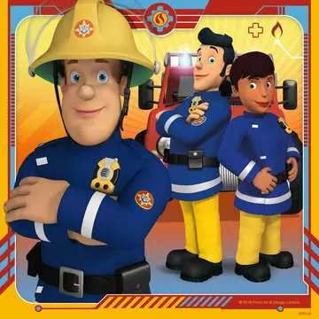 Požárník Sam zachraňuje 3x49 dílků 2D Puzzle;Dětské puzzle - obrázek 3 - Ravensburger