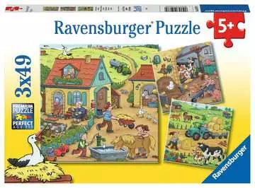 05078 Kinderpuzzle Viel los auf dem Bauernhof von Ravensburger 1