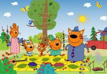 Puzzle, Kid e cats, 2x12 Pezzi, Età Consigliata 3+ Puzzle;Puzzle per Bambini - immagine 3 - Ravensburger