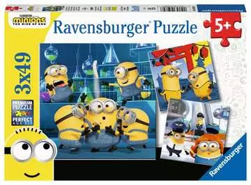 Puzzle, Minions, 3x49 Pezzi, Età Consigliata 5+ Puzzle;Puzzle per Bambini - immagine 1 - Ravensburger
