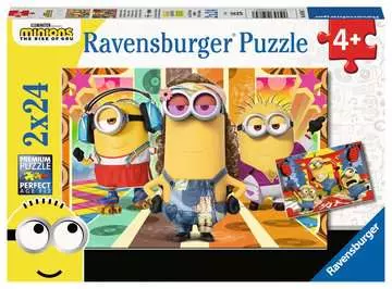 Puzzle, Minions, 2x24 Pezzi, Età Consigliata 4+ Puzzle;Puzzle per Bambini - immagine 1 - Ravensburger