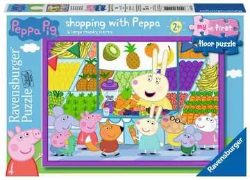 Ravensburger My First Floor Puzzle - Peppa Pig - Shopping, 16pc Jigsaw Puzzles Puzzles;Children s Puzzles - image 1 - Ravensburger