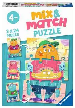 Puzzle, Mostri Divertenti, Linea Mix & Match, Età Raccomandata 4+ Puzzle;Puzzle per Bambini - immagine 1 - Ravensburger