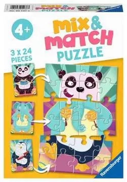 Mix &Match Rockende dieren Puzzels;Puzzels voor kinderen - image 1 - Ravensburger