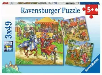 05150 Kinderpuzzle Ritterturnier im Mittelalter von Ravensburger 1