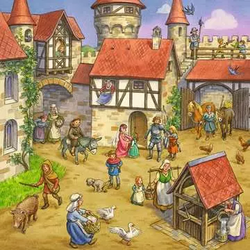 05150 Kinderpuzzle Ritterturnier im Mittelalter von Ravensburger 2
