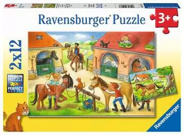 05178 Kinderpuzzle Ferien auf dem Pferdehof von Ravensburger 1